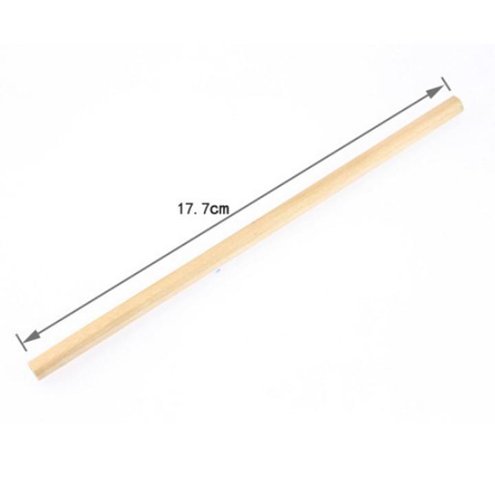 BỘ 3 chiếc Bút chì gỗ trơn 18cm