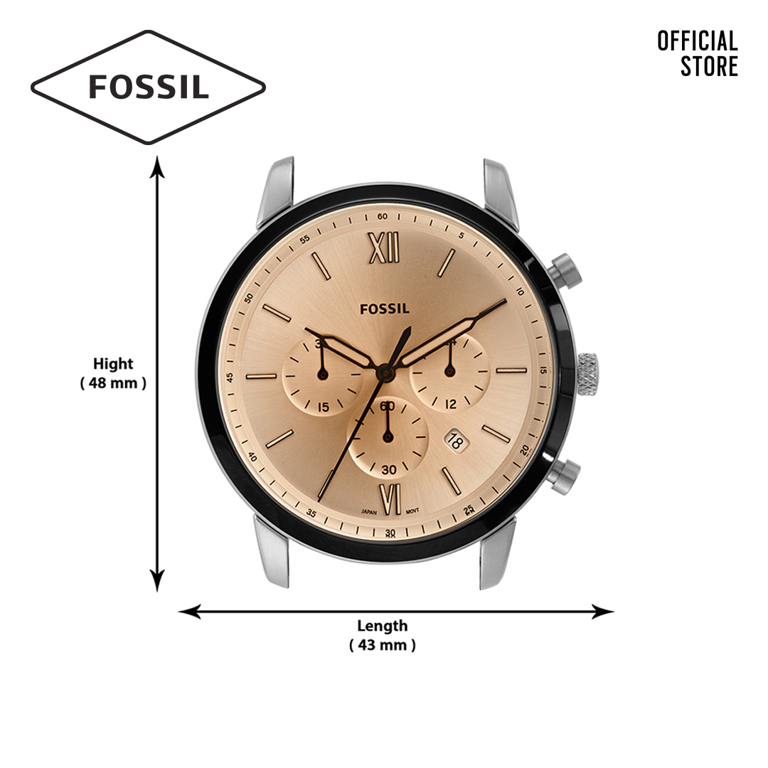 Đồng hồ nam FOSSIL Neutra dây da FS5627 - màu nâu