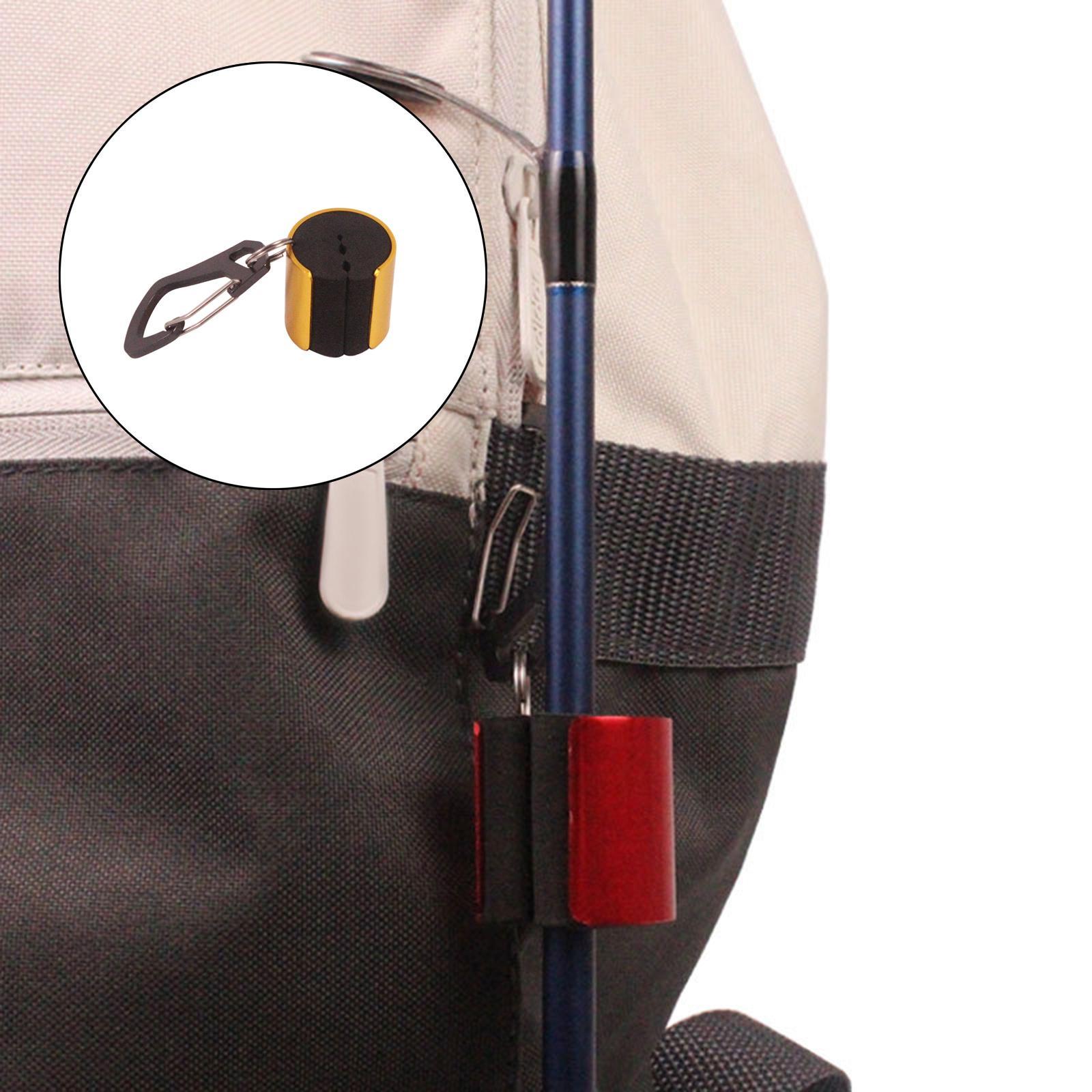 Portable Fishing Rod Holder Rod Clip Holder Fishing Supplies Accessories Golden