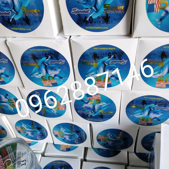Cước câu cá cước mỹ us 500m tàng hình siêu bền