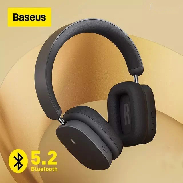 Tai Nghe Chụp Tai Không Dây, Chống Ồn Chủ Động Baseus Bowie H1 ANC ( Bluetooth 5.2 , GPS - APP Control, Nearly No-delay Noise-Cancelling Wireless Headphones)-Hàng Chính Hãng