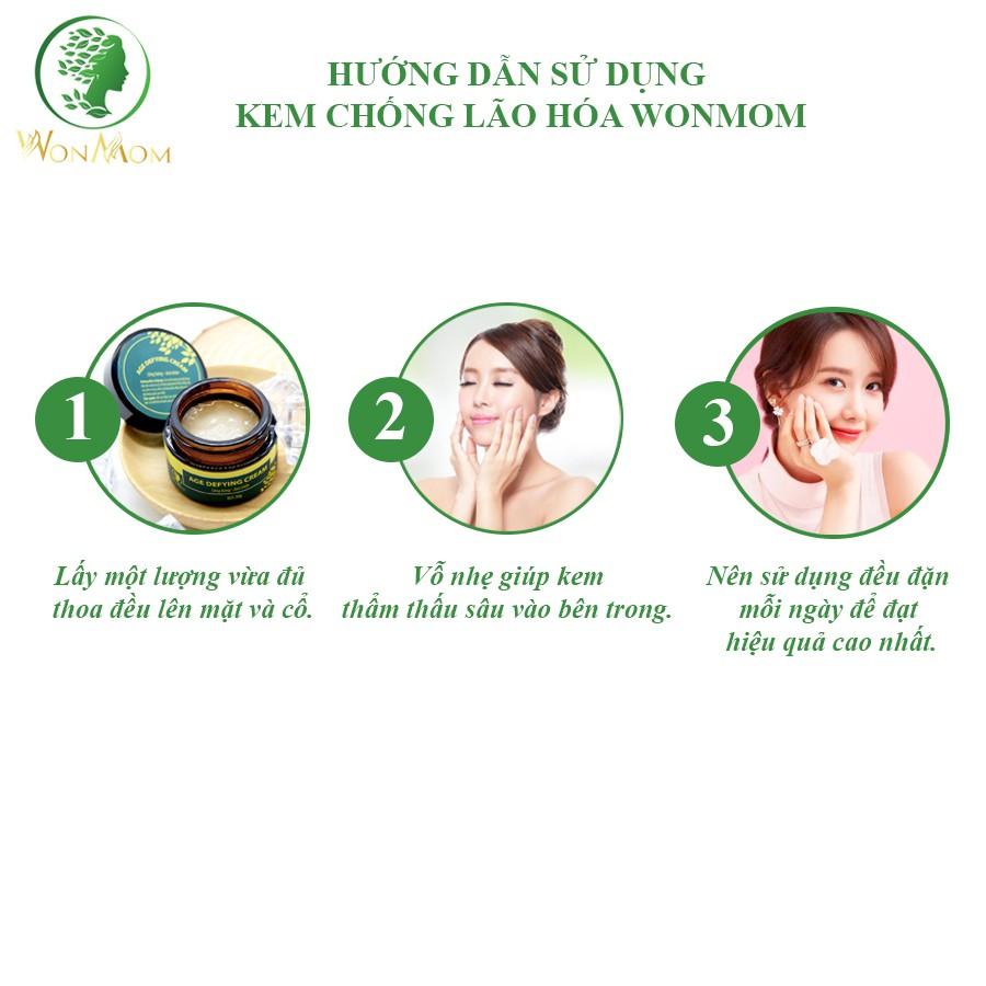 Kem Chống Lão Hóa Căng Bóng Da Wonmom 30g