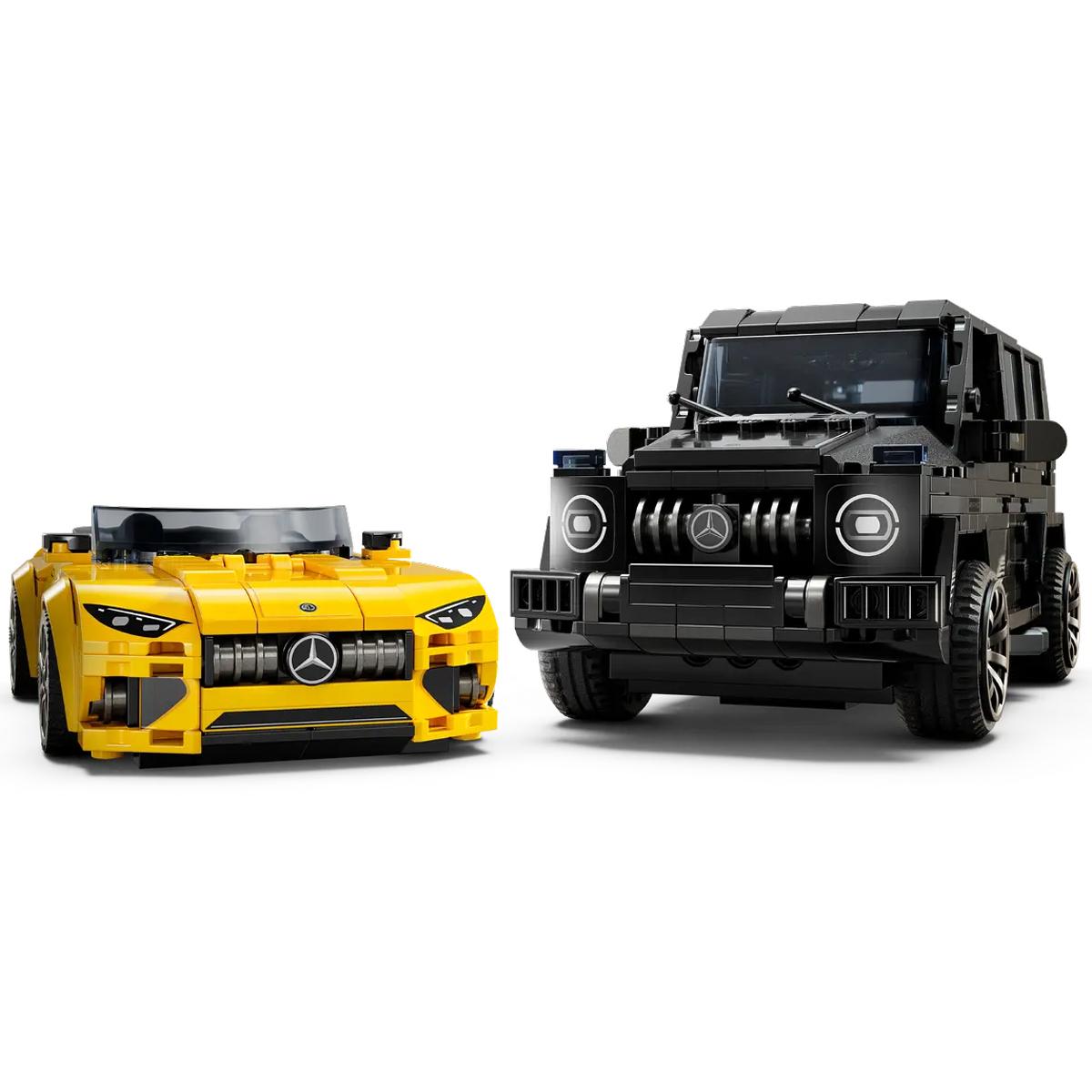 Đồ Chơi Lắp Ráp Siêu Xe Mercedes AMG GT Roadster 2024 &amp; AMG G63 - Lego Speed Champions 76924 (808 Mảnh Ghép)