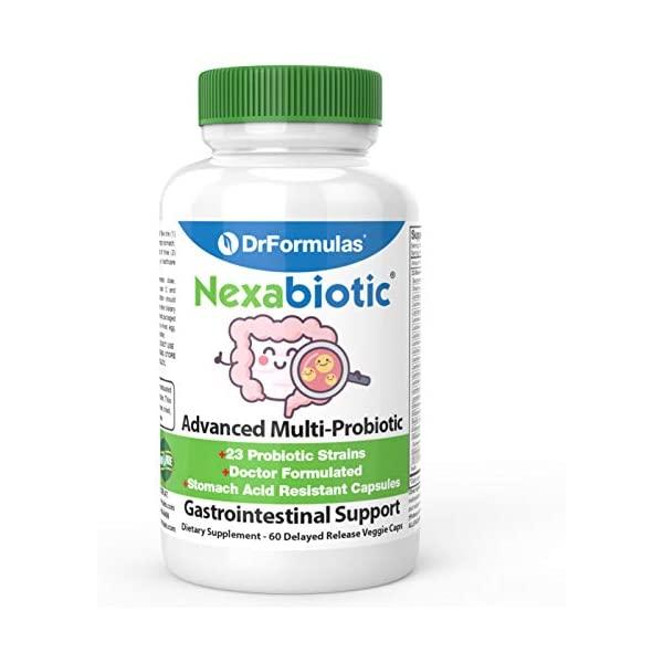 DrFormulas Probiotics for Women with Cranberry Pills, Fiber Prebiotic & D Mannose | Nexabiotic Vaginosis, Weight Loss & Urinary Health with Lactobacillus Acidophilus for Yeast, 60 Capsules