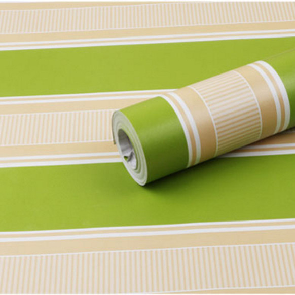 GIẤY DÁN TƯỜNG KHỔ 45CM X10M SỌC XANH LÁ