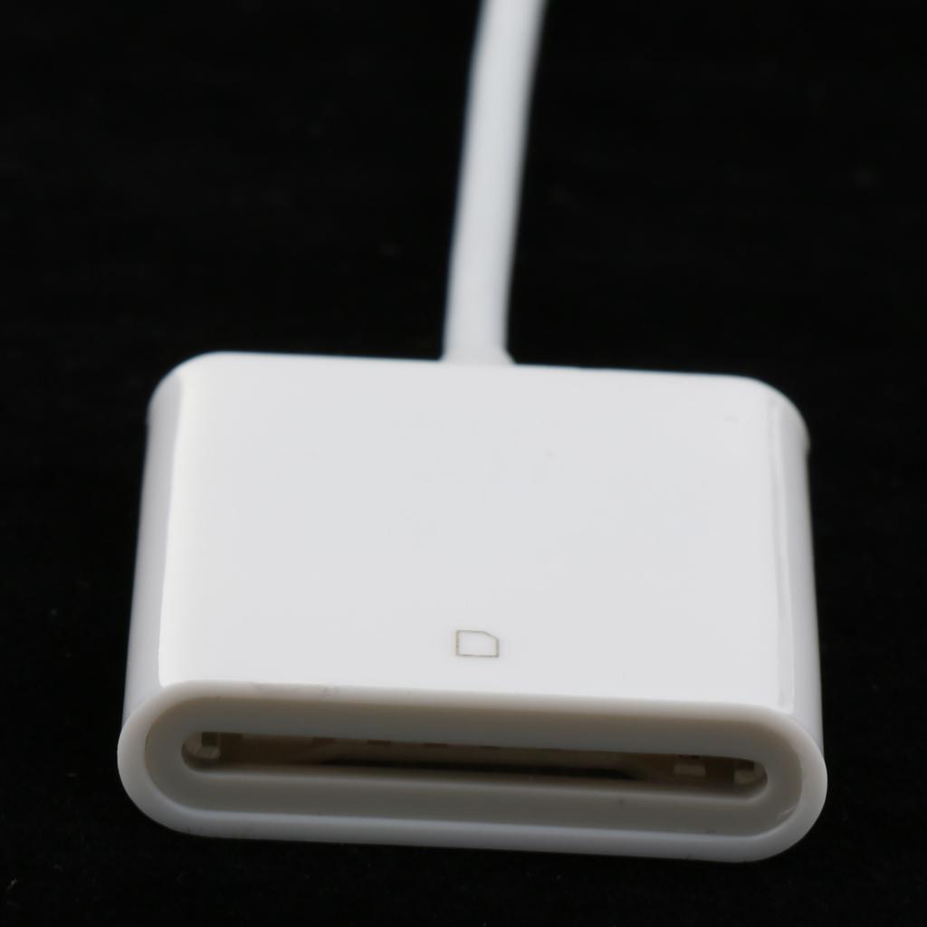 Camera Memory SD Card Reader Adapter OTG Data Cable For Apple IPhone IPad