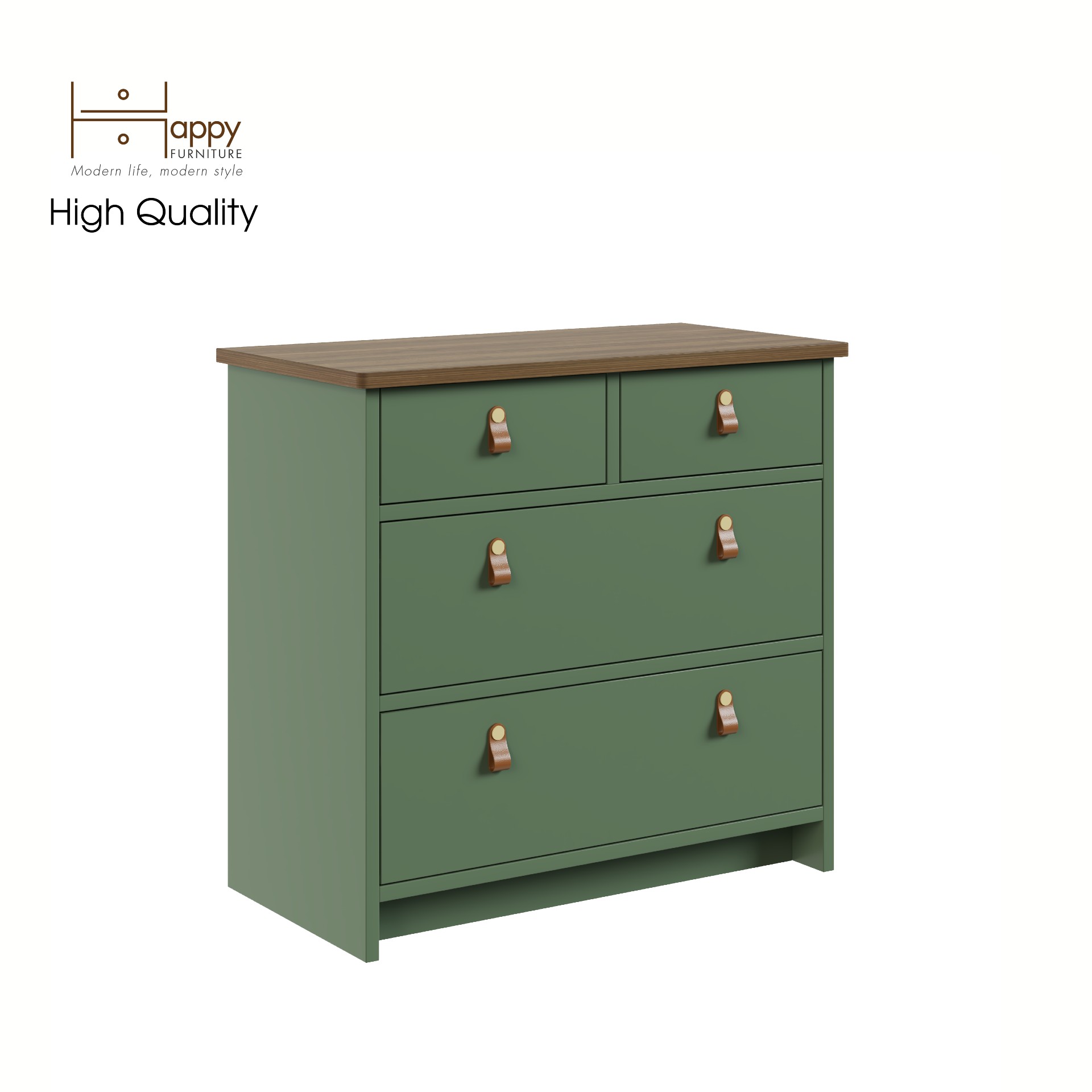 [Happy Home Furniture] NOMIA , Tủ lưu trữ 3 tầng - 4 ngăn kéo , 68cm x 35cm x 64cm ( DxRxC), THK_067