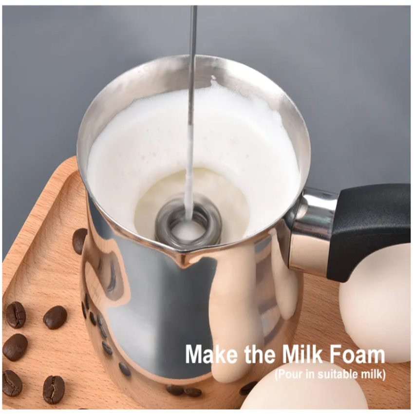 Máy đánh trứng, tạo bọt cà phê cầm tay MFB1501Z có nắp đậy, tích hợp 2 tốc độ 13000 vòng/phút