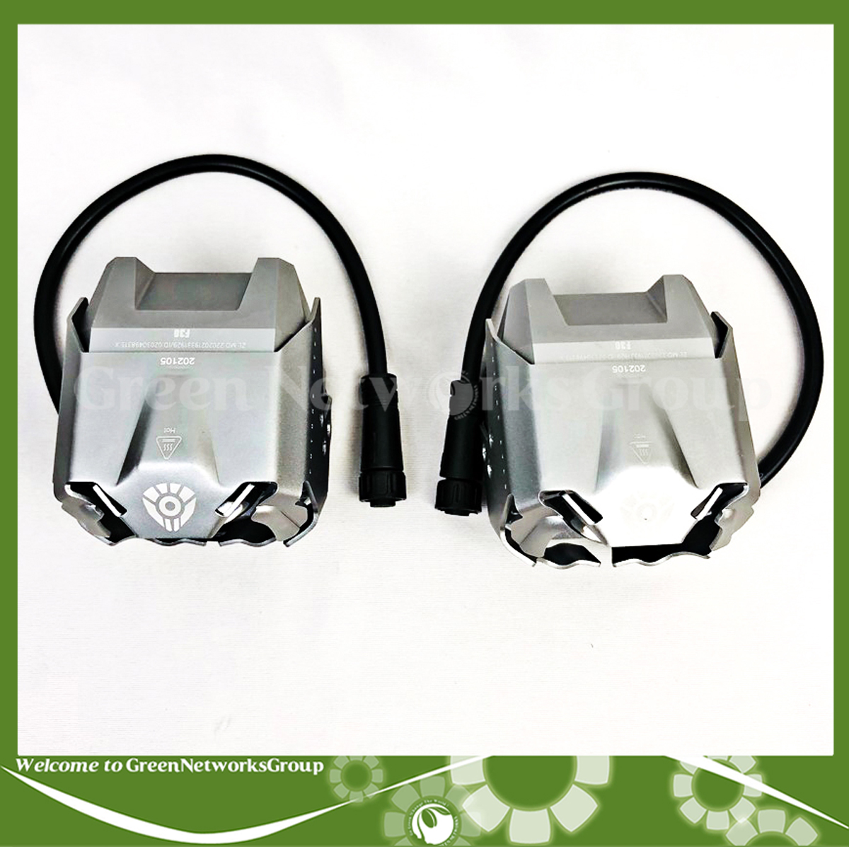 Đèn trợ sáng - Đèn trợ sáng xe máy mô tô PKL - Đèn trợ sáng F30 60W Green Networks Group ( 1 Cặp Đèn màu Bạc Nhám )