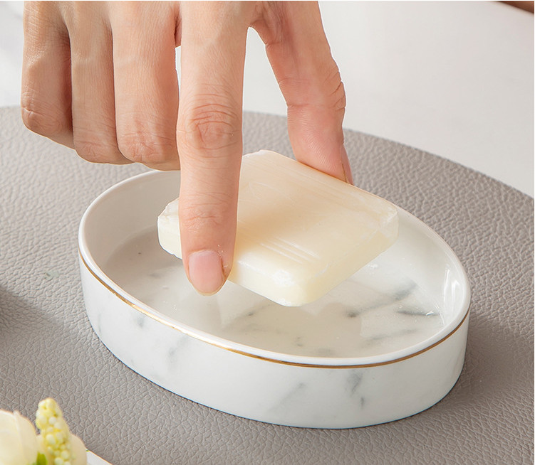 Set nhà tắm cao cấp Marble White