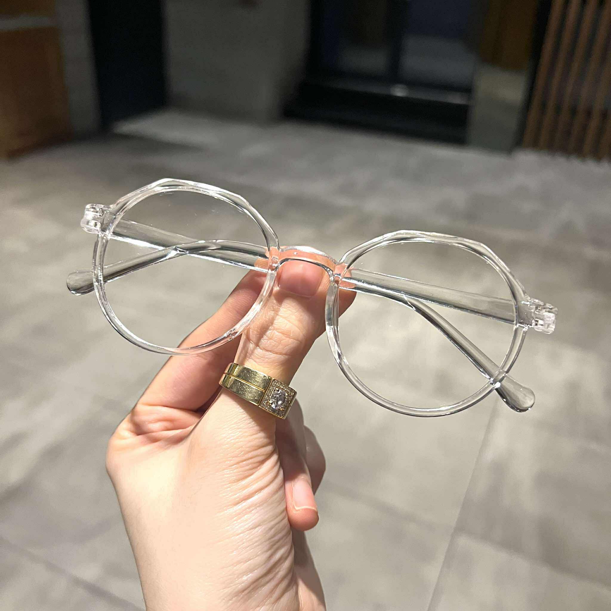 Kính Mắt tròn form nhỏ gọng nhựa nhẹ thời trang cho nam nữ