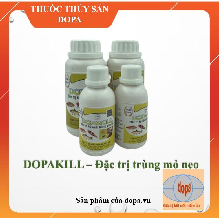 DOPA KILL 100 ML SẢN PHẨM Thủy Sản KHẮC CHẾ Trùng Mỏ Neo Ký Sinh Cá Nuôi Cá Cảnh DOPA.COM.VN