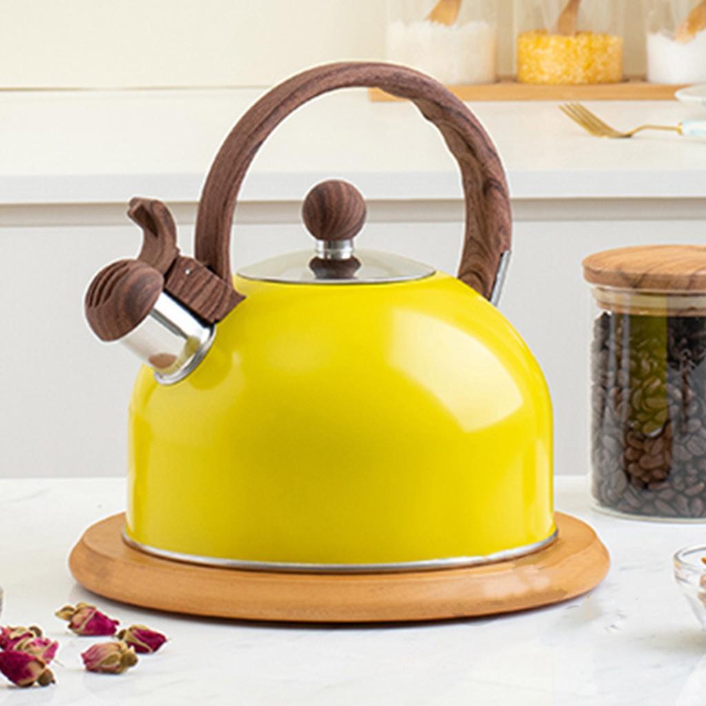 2x 2,5L Kettle Whistle Teapot Kettle Water Tea Dishes Teapot Coffee