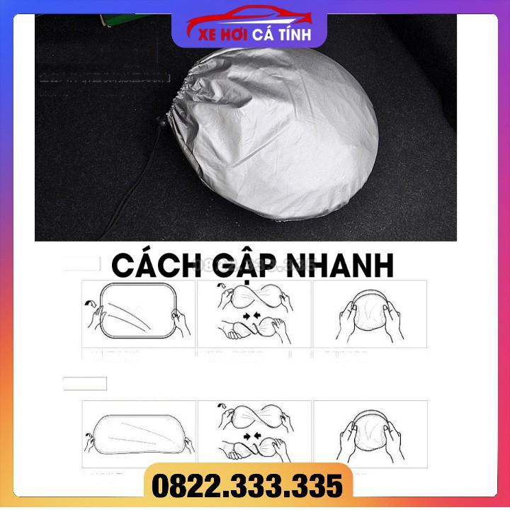 Bộ 6 Tấm Che Nắng Ô Tô Rèm chắn nắng cho Ô tô màu bạc