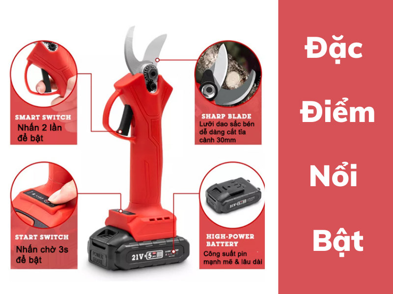 Máy cắt/tỉa cành chạy pin Yamafuji GD2