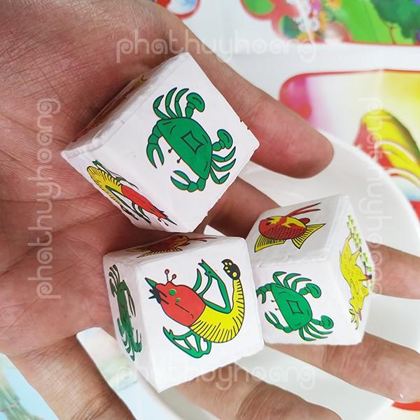 Bộ trò chơi bầu cua giấy loại đẹp vui nhộn và giải trí