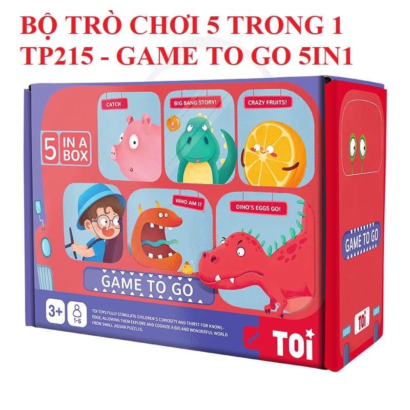 Trò chơi 5 trong 1 chính hãng TOI GAME TO GO 5in1