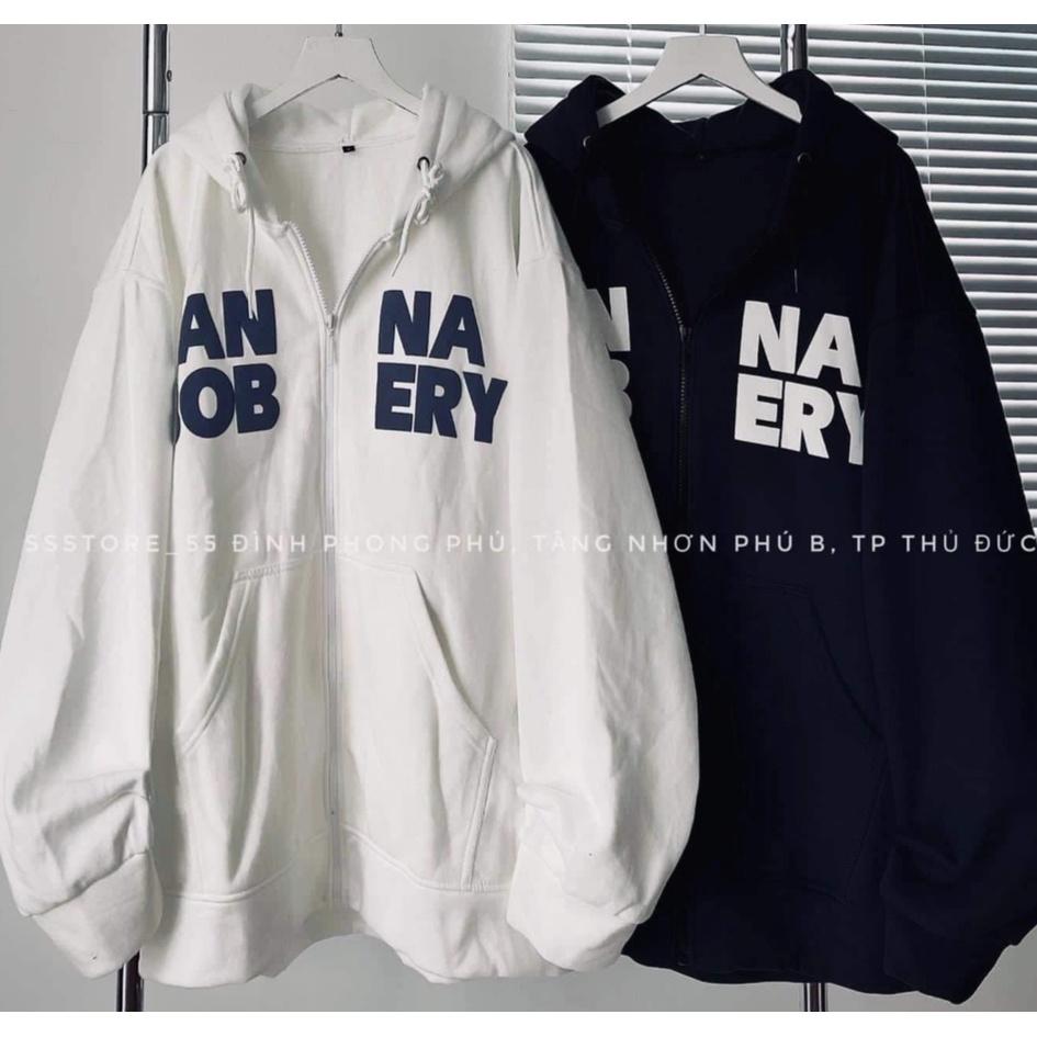 Áo Khoác In Chữ Nỉ Naery  Nam Nữ 163