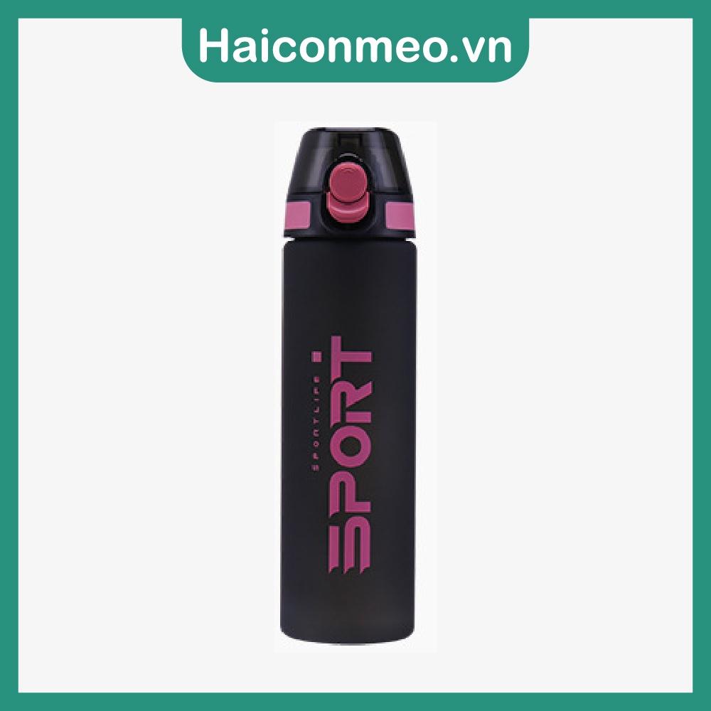Bình nước thể thao nắp bật SPROT cho gymmer, cầu lông, chạy bộ,.. 750ml