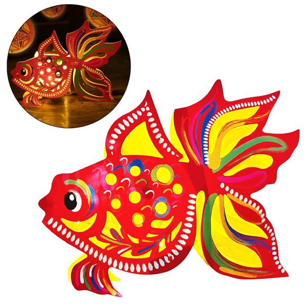 Lồng Đèn Trang Trí - Ký Ức Tuổi Thơ - Hình Cá Mini - Happy Kibu KB00224-001