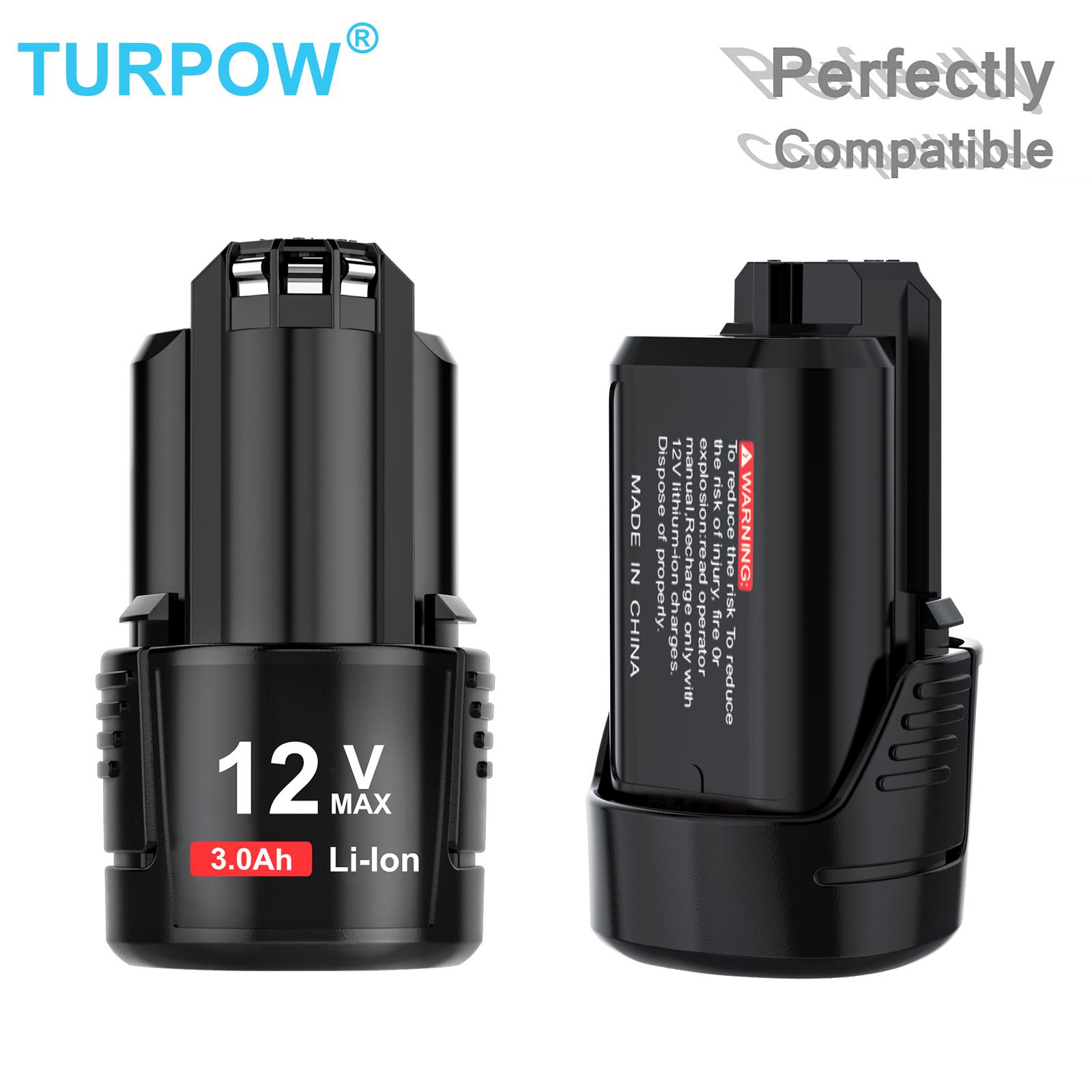 Pin 10.8V 12V 3000MAh Cho Bosch BAT412A BAT414 BAT411 BAT412 D-70745GOP 2607336014 Li-ion Dụng Cụ Pin Sạc Màu Sắc: 1 Cái