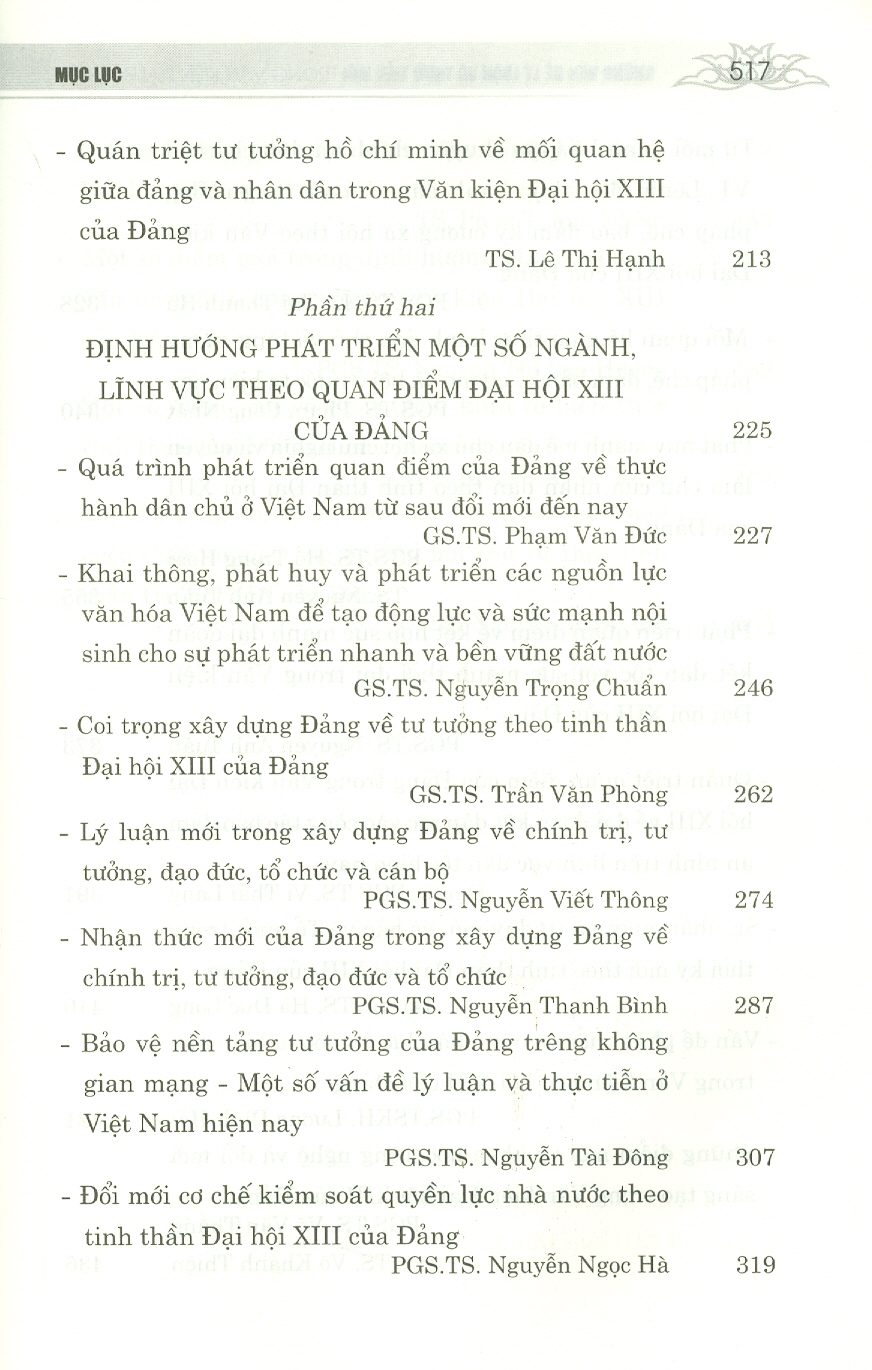 Những Vấn Đề Lí Luận Và Thực Tiễn Mới Trong Văn Kiện Đại Hội Đảng XIII Của Đảng