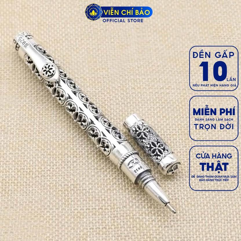 Bút ký bạc Thái hoa văn độc đáo chất liệu bạc 925 quà tặng cao cấp thương hiệu Viễn Chí Bảo B100145