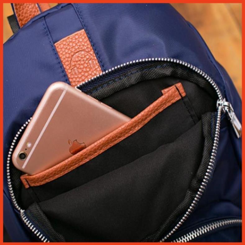 Balo TLG Ba Lô Phối Da Thời Trang Phong Cách Hàn Quốc Đồ Da Thành Long TLG 208066