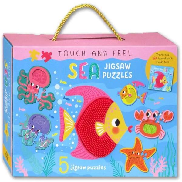 Touch And Feel Jigsaw Puzzles Boxset - Sea (5 Jigsaw Puzzles)
