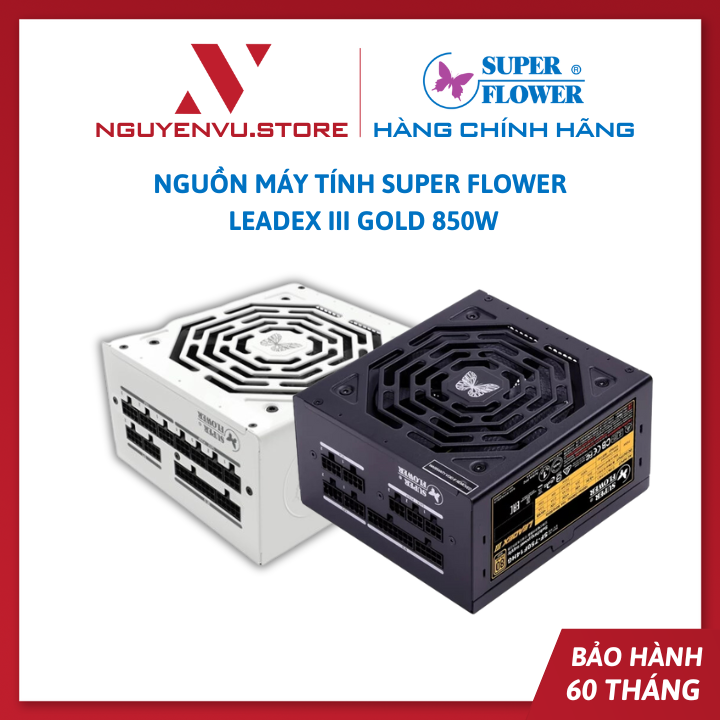 Nguồn Máy Tính Super Flower Leadex III Gold 850W ( SF-850F14HG ) - Hàng Chính Hãng