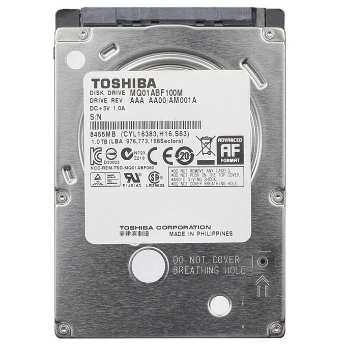 Ổ Cứng Laptop Toshiba/Seagte/WD 1TB 5400RPM 2.5'' - Hàng Nhập Khẩu