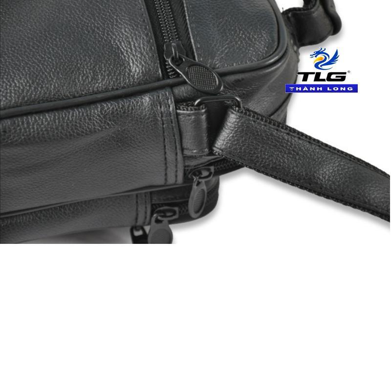 Túi đeo chéo cho nam da thật Thành Long TLG 208250 + 01 bút bi cao cấp TLG