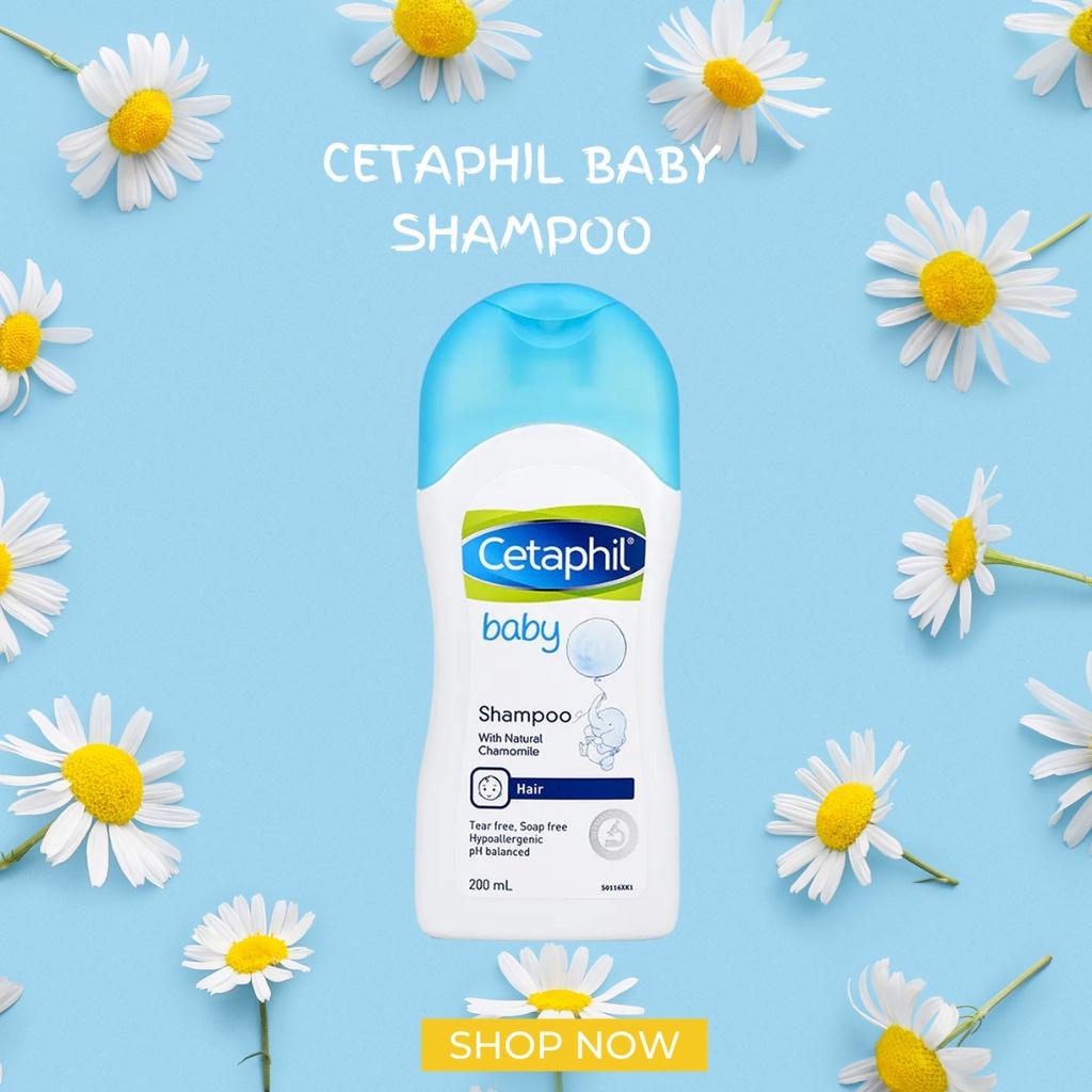 Dầu gội dịu nhẹ cho bé Cetaphil Baby Shampoo With Natural Chamomile – 200ml