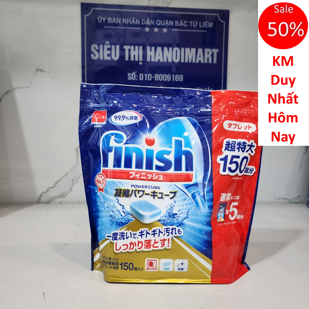 Viên Rửa Chén Bát Finish Xuất Xứ Nhật
