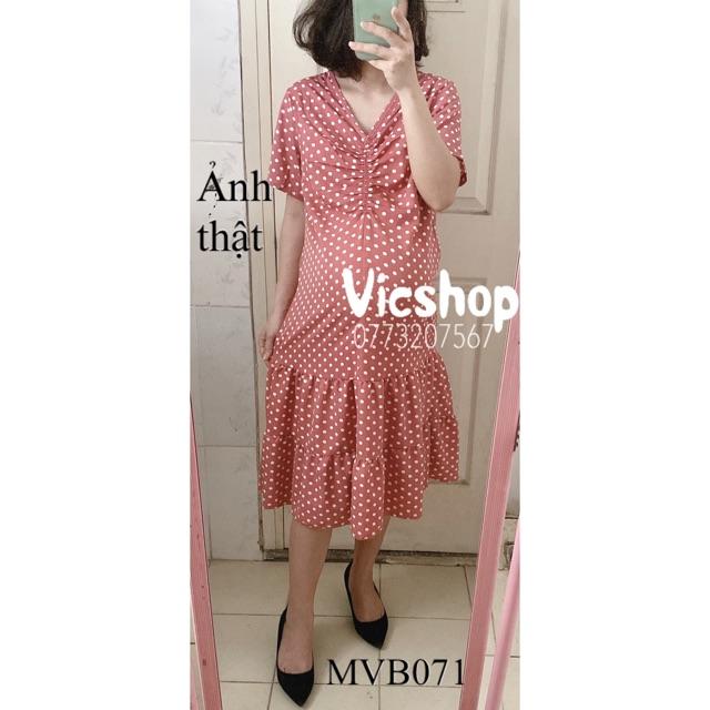 VÁY BẦU NHÚN NGỰC THIẾT KẾ MVB071