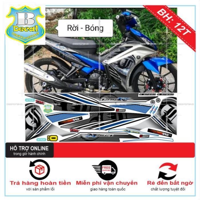 Tem rời dành cho EX 2011 LC BẠC XANH ĐEN