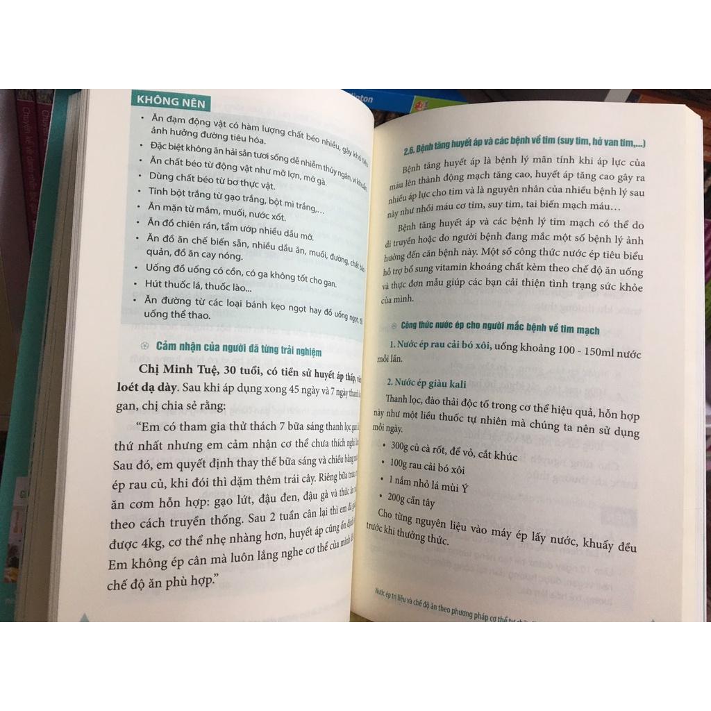 Sách - Nước ép trị liệu và chế độ ăn theo phương pháp cơ thể tự chữa lành - Thái Hà Sach24h