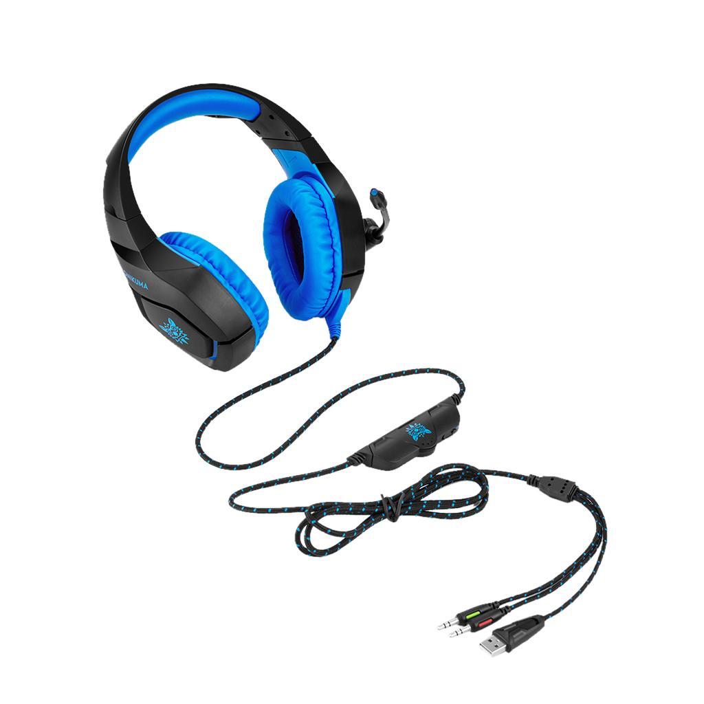 Stereo Bass Surround Gaming Headset with Mic for PC