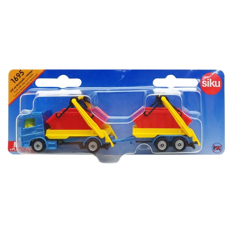 Đồ Chơi Mô Hình Xe Tải Đầu Kéo Và Rơ Móc - Siku 1695