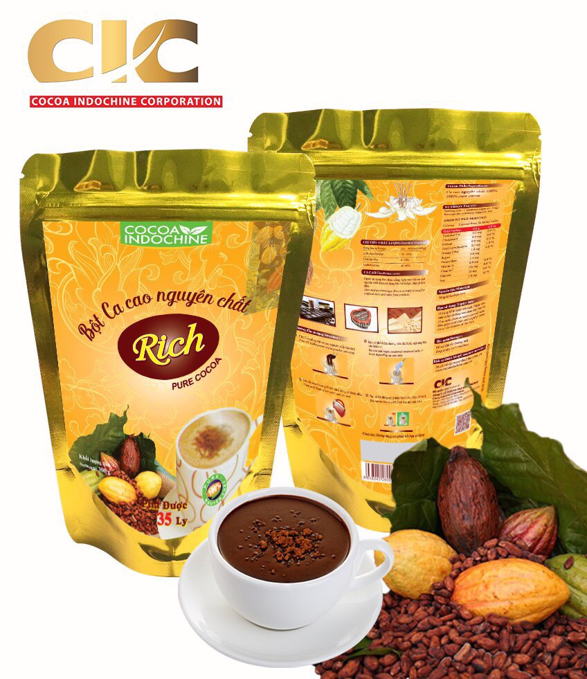 Bột Cacao nguyên chất Rich