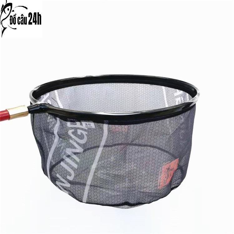 Mặt Vợt Xúc Cá Chất Liệu Carbon vành tròn 35cm 40cm 45cm Chuyên Câu Đơn Câu Đài - Đồ Câu 24h