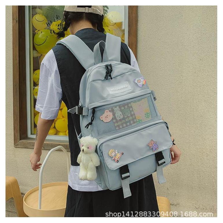 BALO THỜI TRANG KIỂU LƯỚI KÈM STICKER