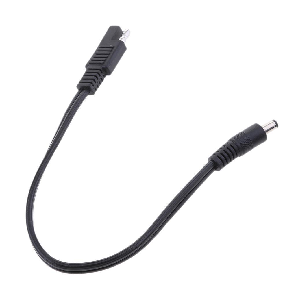 2Pcs SAE Plug to .5mm x 2.1mm Adapters Cables for Battery