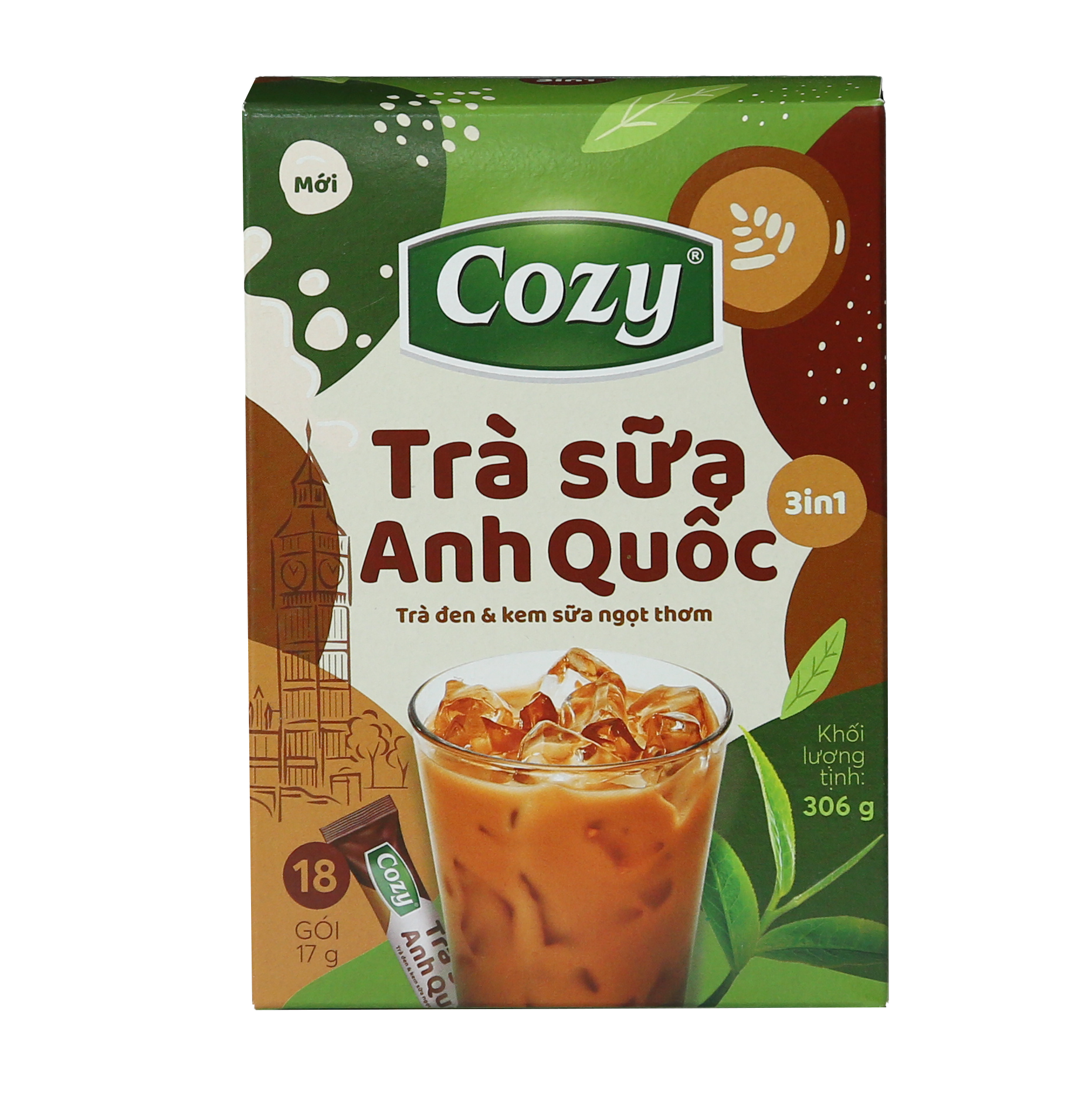 Trà Sữa Anh Quốc 3 in 1 (Hộp 18 túi x 17g )