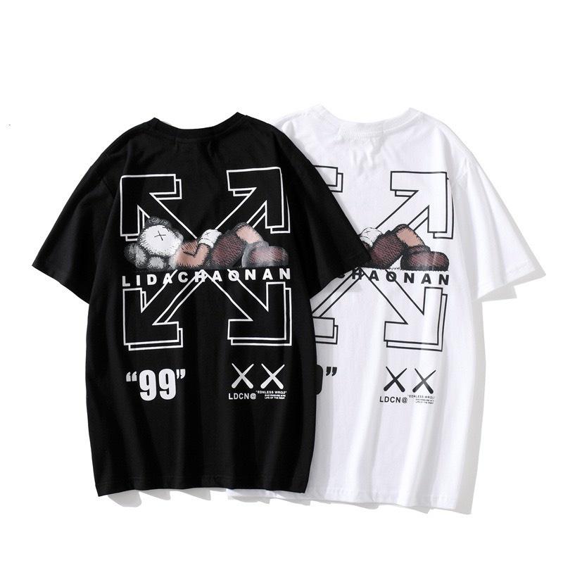 Áo Hè 2022, áo phông cổ tròn UNISEX in hình OFF-WHITE cực chất cho nam nữ