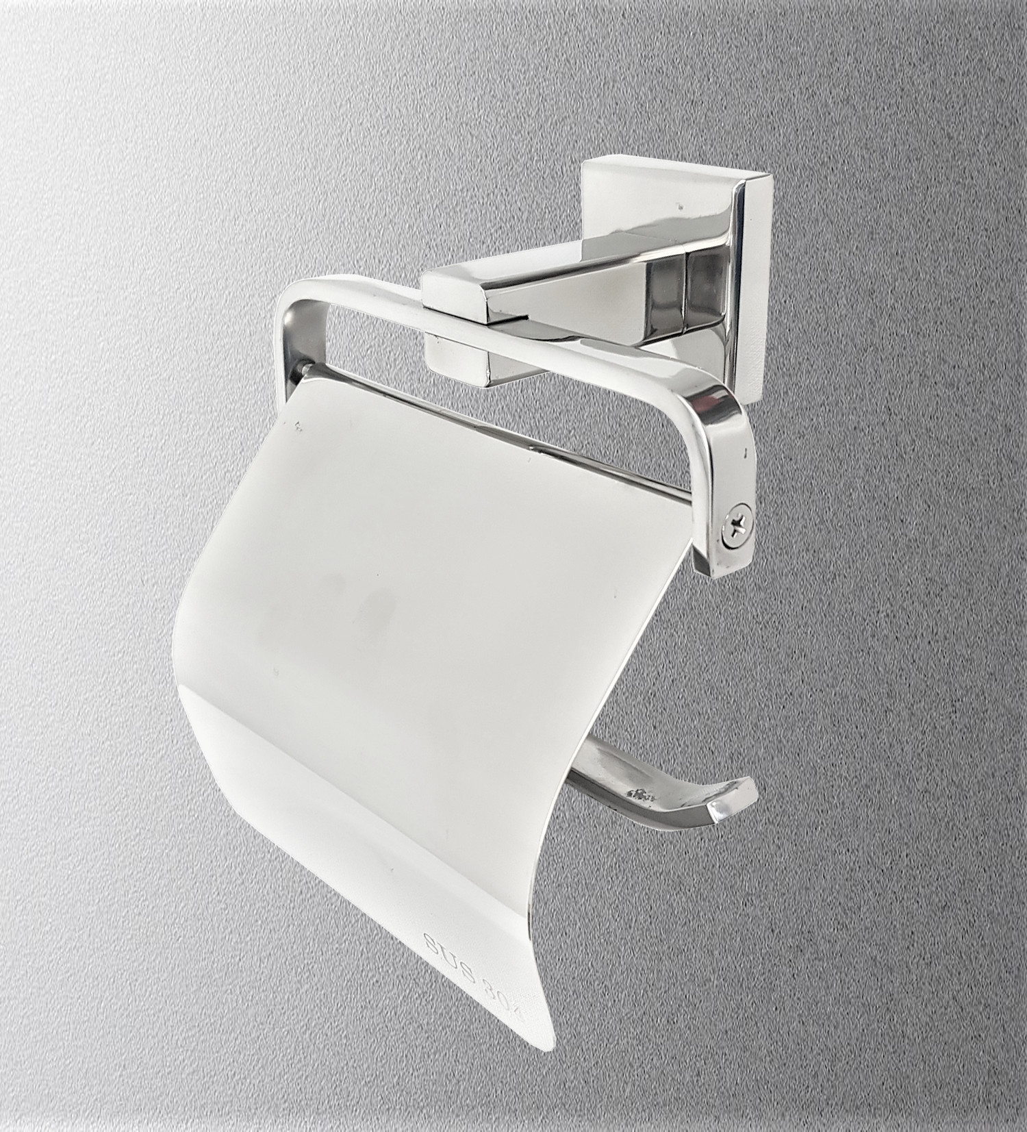 Lô giấy vệ sinh chân đế vuông INOX 304