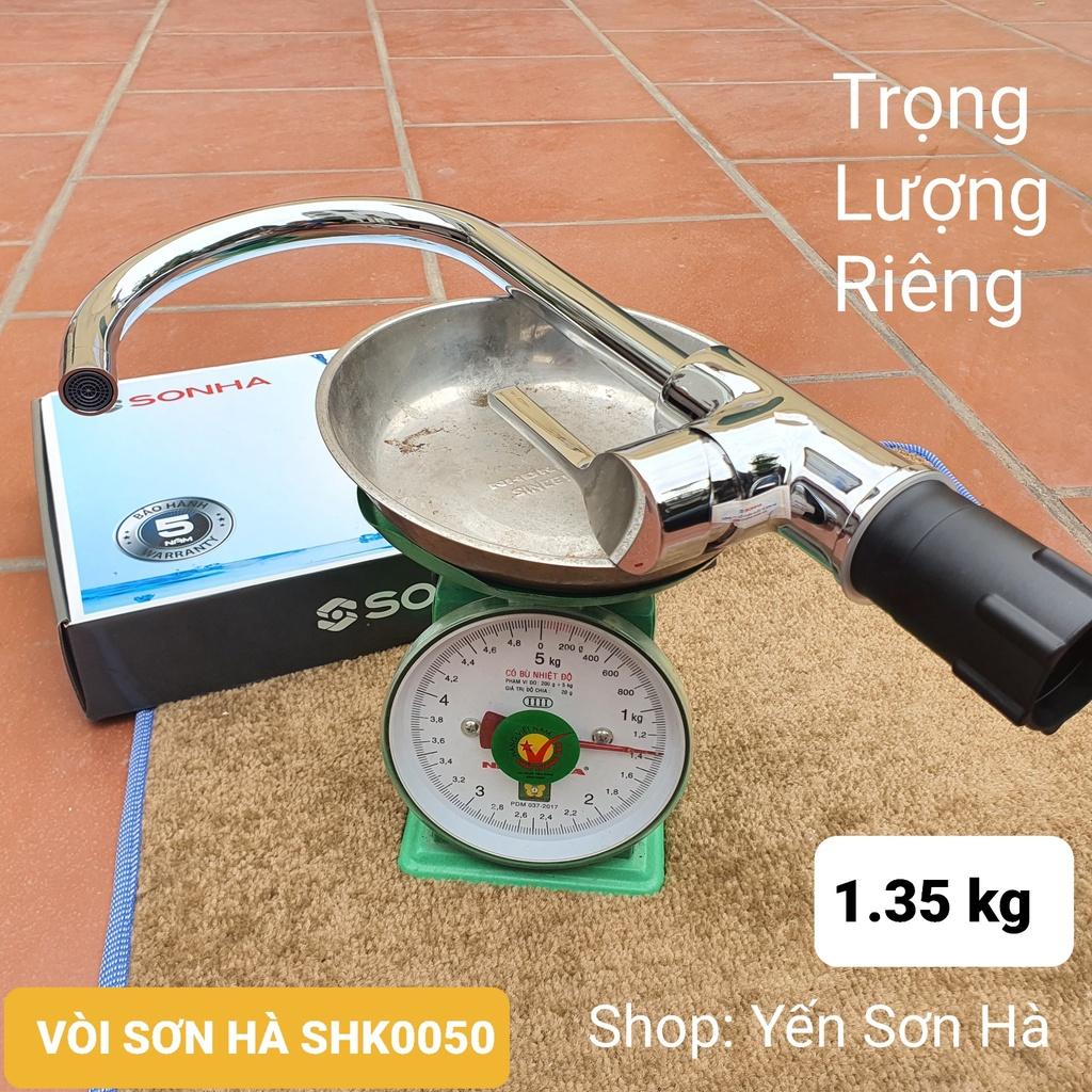 Vòi rửa bát Sơn Hà SHK0050, vòi bếp rửa chén nóng lạnh