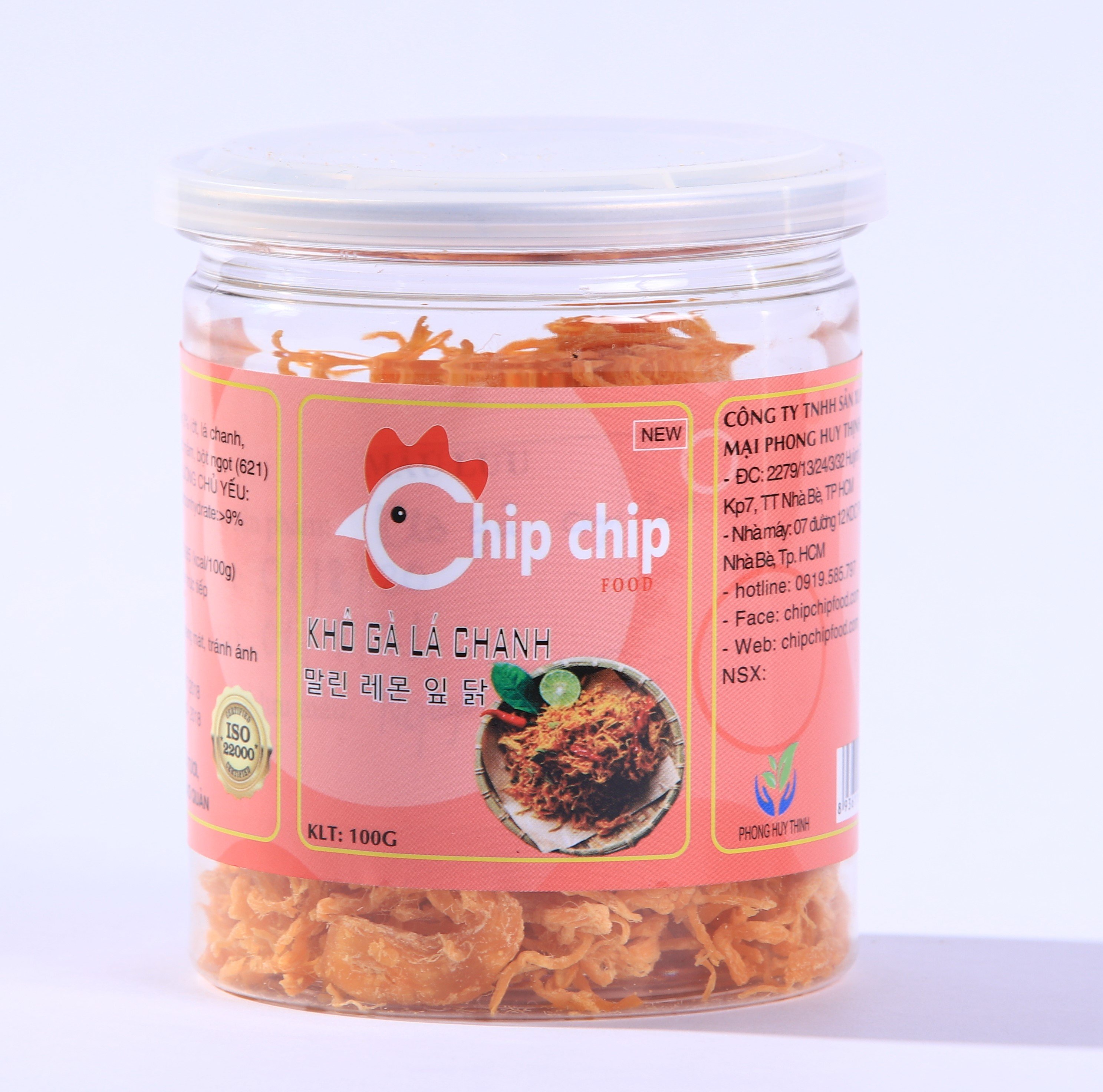 KHÔ GÀ LÁ CHANH HỦ 100g