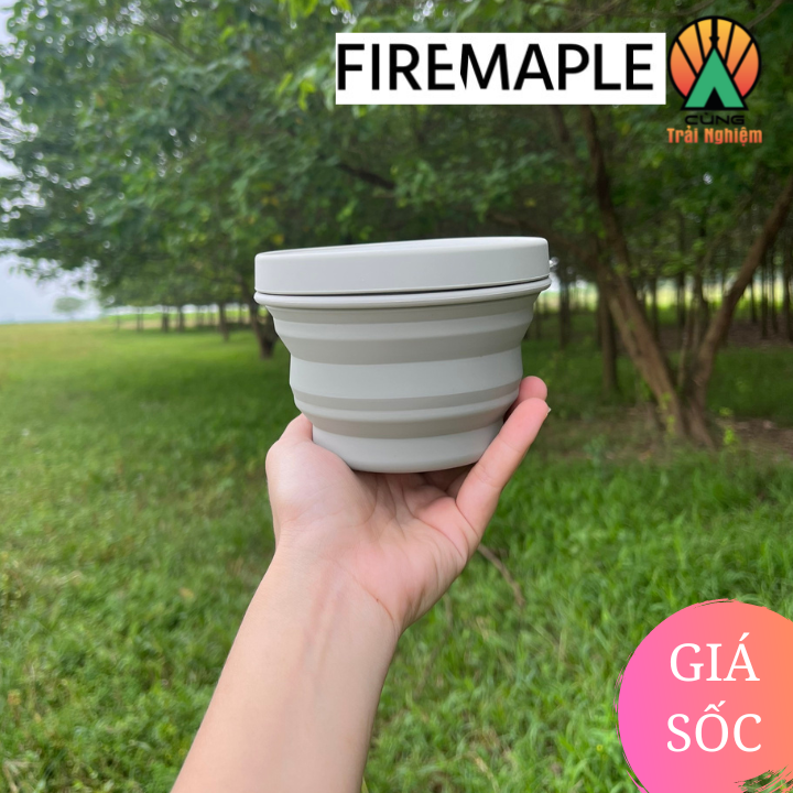 [CHÍNH HÃNG] Bát Silicone Cao Cấp Đa Năng Đựng Đồ Ăn Cho Dã Ngoại Du Lịch Fire Maple FMI-SILIBOWL