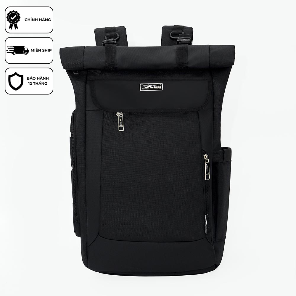 Balo Du Lịch Nắp Cuộn Xbags Dark Bear XB 1202 - Balo Chống Nước Cao Cấp, Dung Tích Lớn Mở Rộng Linh Hoạt